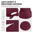 thumbnail image 6 of HuangHuanChen 2 In 1 Women's Sun Visor for Women Zipper Off Ponytail Hat Lightweight Summer Sun Hats for Women with Bow in Back Wide Brim UV Protection Sun Hat Beach Packable Visor Purple One Size, 6 of 6