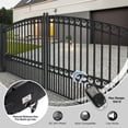 thumbnail image 3 of ALEKO Solar Powered Kit Swing Gate Operator for Dual Gates up to 1760 lb, 3 of 14