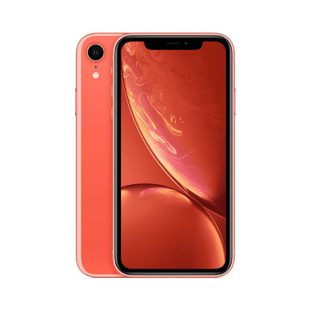 Apple iPhone XR 64 Go Corail Entièrement Déverrouillé (Pas de Face ID) (Reconditionné: Bon)