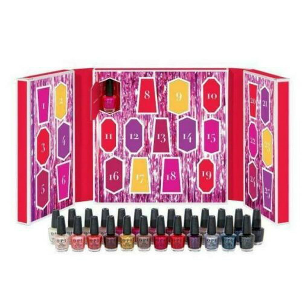 OPI Shine Bright 25 Piece Mini Advent Calendar Holiday Set Walmart