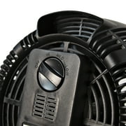 Comfort Zone 8 in. Table Fan, 3 Speed, Wall Mountable, Tilt