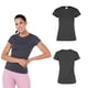 thumbnail image 2 of Playera para dama YAZBEK Color Negro jaspe Tamaño grande, 2 of 3