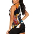 thumbnail image 3 of Fotbe Cow Blusas Sin Mangas para Mujer – Estilo Casual, Corte Suelto, Slim-Fit, Cuello Redondo Deportivo, Tops de Verano para Gimnasio y Yoga-Large, 3 of 7