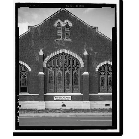 Historic Print, Faith Temple Missionary Baptist Church, 602 East Palm Avenue, Tampa, Hillsborough County, FL - 7, 18" x 24"