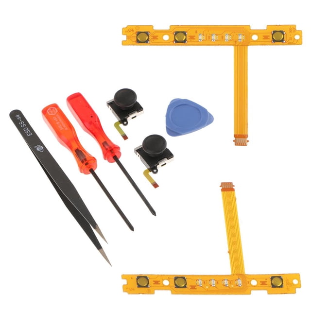 para Interruptor, Paquete de 2, para , Joypad Analógico, Sensor , L / R, Pieza de Repuesto SR, Cinta Yotijar Joystick analógico con sensor 3d