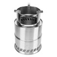 thumbnail image 3 of Wood Burning Camping Stove Stainless Steel Potable Backpacking Wood Stoves with Storage Bag for Tent Heating BBQ, 3 of 5