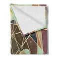 thumbnail image 2 of Animal Soft Flannel Fleece Throw Blanket, Mosaic Design Animal in Soft Colors Wildlife Nature Safari Theme Artwork, Cozy Plush for Indoor and Outdoor Use, 50" x 70", Multicolor, by Ambesonne, 2 of 5