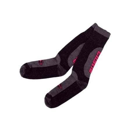 

Castle X Powersports Women s Regulator Durable Knit Riding Socks - Gray & Pink