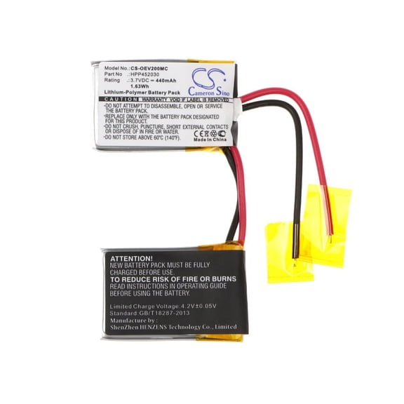 Replacement Battery For Ocean 3.7v 440mAh / 1.63Wh Camera Battery