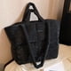 thumbnail image 3 of Bolso tipo cartera para mujer bolso versátil con asa superior bolso de gran capacidad para otoño e invierno, 3 of 9