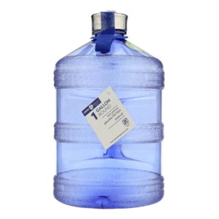 Water Reusable Round Water Bottle with Detachable Cap for Travel or Camping Durable Blue 18.9L