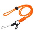 thumbnail image 3 of Uxcell Neck Lanyard with Hook Badge Lanyards Adjustable Long Strap Holder Keychain Orange, 3 of 7