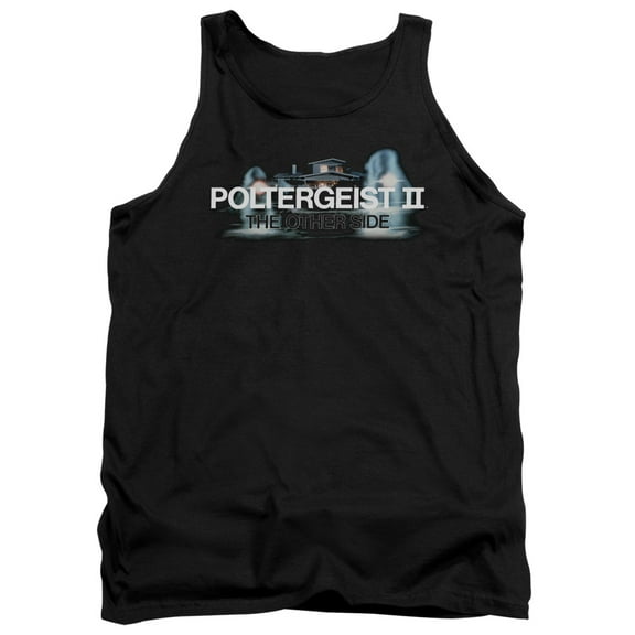 Poltergeist Ii Logo Adult Tank Top Black