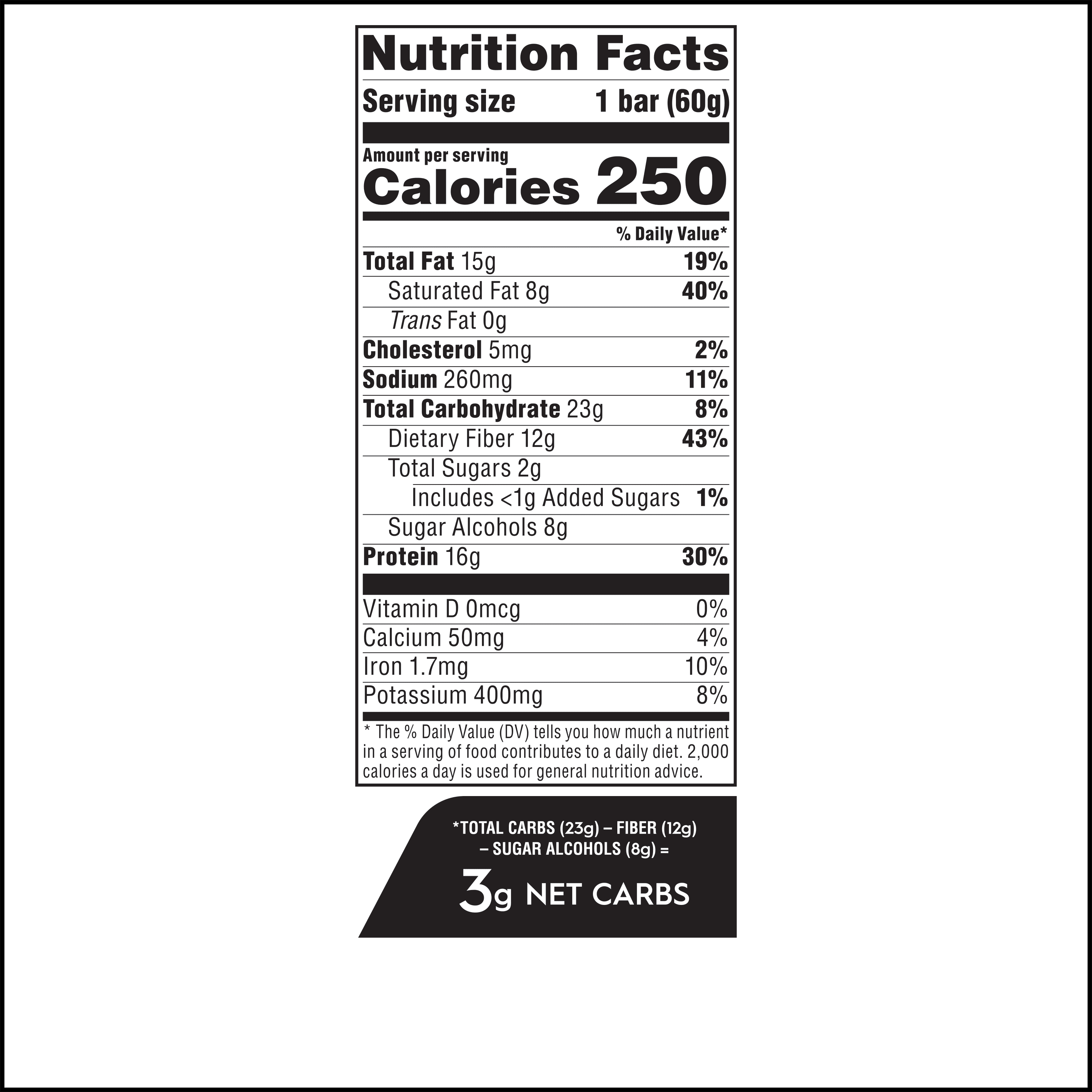 Atkins High Protein Bar, Chocolate Peanut Butter, 12 Count