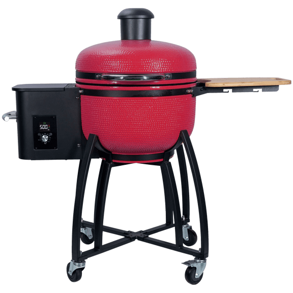 HR 24" Ceramic Pellet Kamado Grill & Smoker – Patented Pellet-Fed BBQ Cooker with Precision Temperature Control