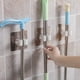 thumbnail image 2 of 4/6pcs Wall Mounted Mops Holder Multi-purpose Hooks Self Adhesive Broom Hanger Hook Kitchen Bathroom Organizer Strong Wall Hooks a, 2 of 5