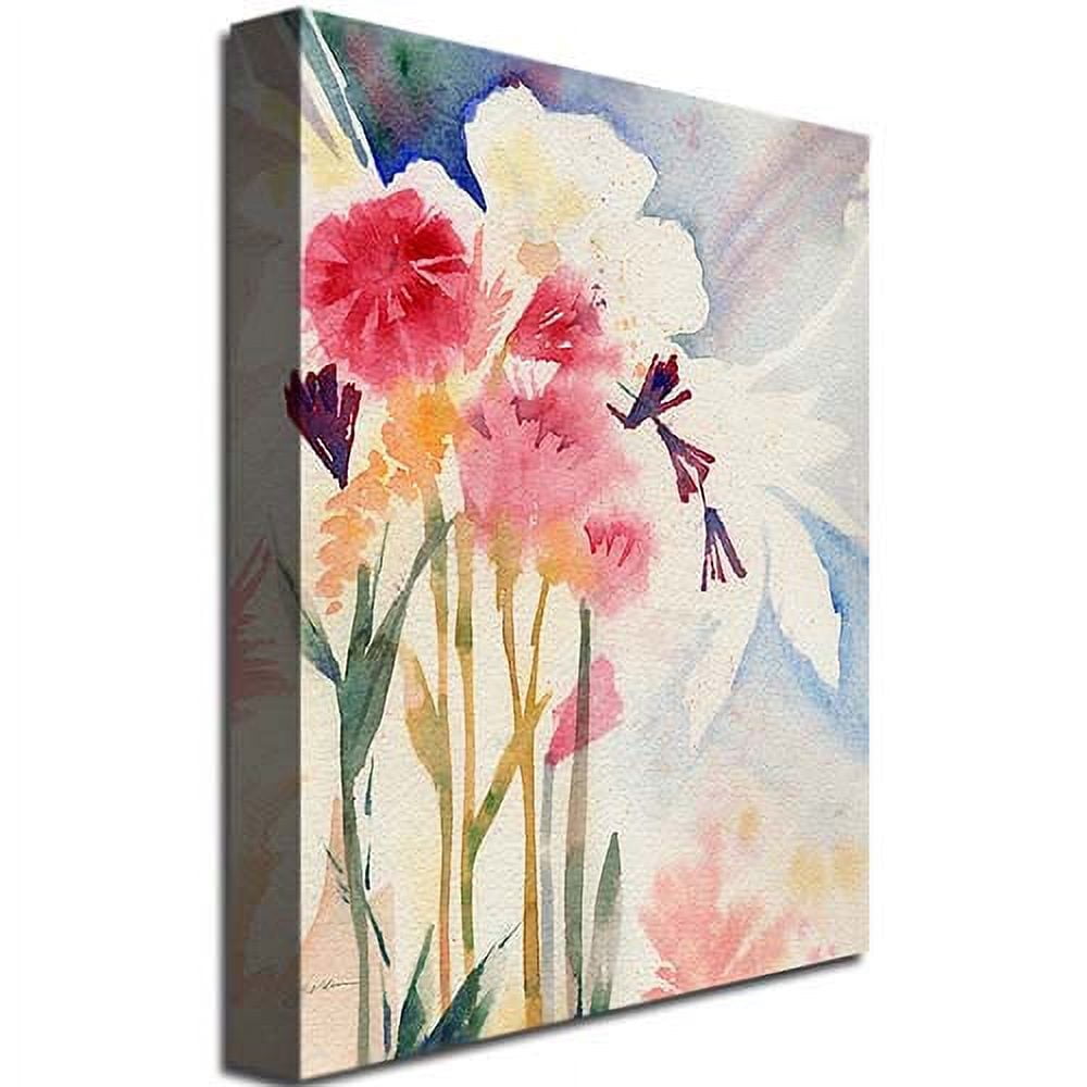Trademark Art "Garden Shadows" Canvas Art by Sheila Golden