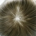 thumbnail image 2 of LYRICALHAIR Toupee for Men Hairpiece Indian Human Hair Replacement System Full Poly Hair Units for Man PU Injected Male Wig Hair Prosthesis, 2 of 5