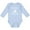 AE-Light Blue, variant on Cowboy Silhouette Team Roping Rodeo Boys or Girls Long Sleeve Baby Bodysuit