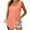 Pink, variant on IROINNID Tank for Women Solid Color V-neck Comfortable Loose T-shirt Sleeveless Blouse Casual Tops Gray