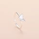 thumbnail image 3 of 925 Anillo de mariposa Minimalista Ajustable Cola abierta Dedo Apilable Promise Band Anillo de compromiso Alianzas de boda Toe Band Joyería delicada Regalos para mujeres Niñas Fiesta Navidad Cumpleañ TUNC Sencillez, 3 of 5