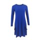 thumbnail image 1 of Vestido de jersey de algodón informal vintage Minnieouse de primavera manga larga Azul, 1 of 6
