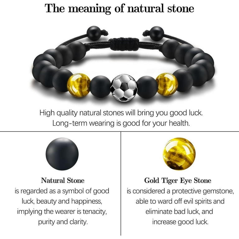 LAXPICOL Football Bracelet Gifts For Boys,Football Gifts For Teen Boy