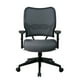 Chaise de Luxe VeraFlex Office avec Assise en Tissu Gris Anthracite – image 3 sur 3
