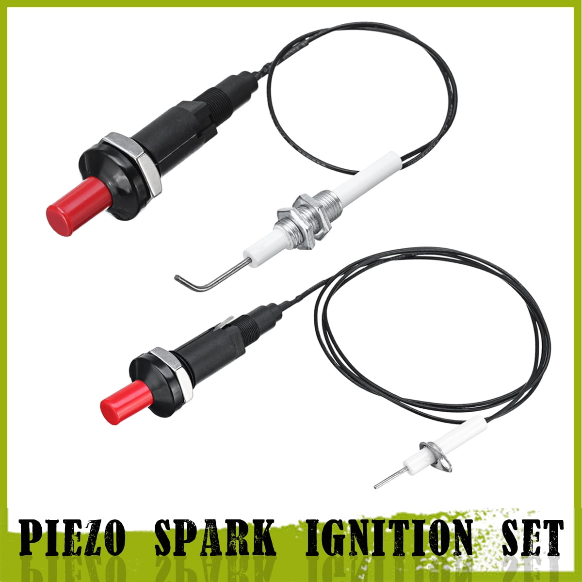 Universal Piezo Spark Ignition Set Kitchen Cable Lighter For Gas Grill Oven BBQ 