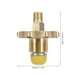 thumbnail image 3 of BRIGHTFUFU Tapón adaptador para tanque de gas propano POL de punta blanda con conector NPT macho de flujo COMPLETO que incluye adaptador para llamarada macho con junta tórica para latón, 3 of 8