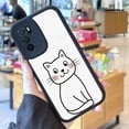 thumbnail image 2 of Da rienda suelta a tu creatividad: funda de teléfono plateada de doble capa esmerilada con ilustración divertida para iPhone 15 Pro Max 14 13 12 Pro 11, 2 of 4