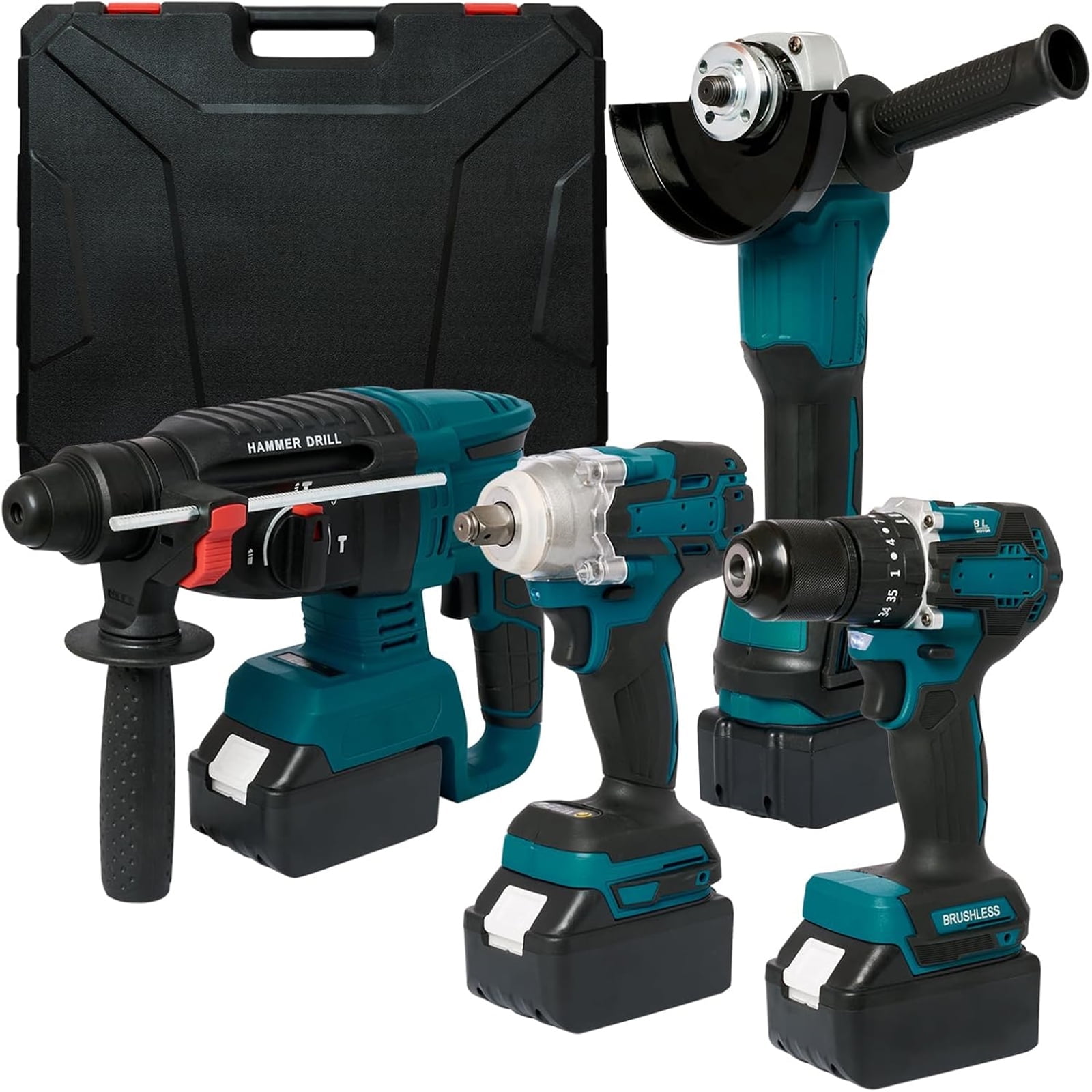 PORTER-CABLE 20V MAX Brushless Drill & Impact Driver Combo Kit – 2-Tool Set With 2 Batteries & Charger