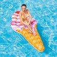 thumbnail image 3 of Intex Sprinkle Ice Cream Vinyl Inflatable Pool Float, Supports 220lbs, 3 of 3