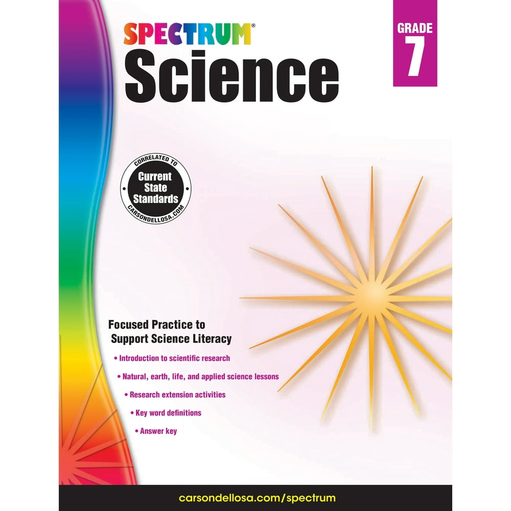 Spectrum Grade 7 Science Workbook—7th Grade State Standards, Scientific