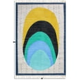 thumbnail image 3 of Casavani Boho Indoor Home Office Decor Carpet, Blue 5x10 feet, 3 of 6