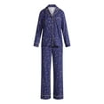 thumbnail image 5 of Joyspun Women’s Dreamy Soft Collection Long Sleeve Top and Pants Pajama Set, Sizes XS-4X, 5 of 5