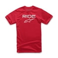 thumbnail image 2 of Alpinestars Ride 2.0 Mens Short Sleeve T-Shirt Red/White SM, 2 of 2