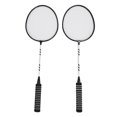 thumbnail image 1 of Raquetas de Bádminton para adultos, Juego de Raquetas de Bádminton de Aleación de Hierro para patio Trasero Al Aire Libre, 1 of 7