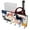 Multicolor 4, variant on PhooArto Key Holder for Wall Decorative with 5 Key Hooks, Colorful Dog Paw Footprint Pattern Holders Wall Mount Organizer with Mail Key Rack, Self Adhesive