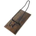 thumbnail image 4 of BRIGHTFUFU Brown Motorcycle Clothing Hanger Wood Storage Rack for Garage 1Set, 4 of 7
