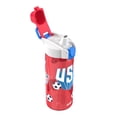 thumbnail image 3 of Zak Designs US Soccer 25oz Durable Plastic Jubilation Water Bottle with Handle, Red, 3 of 7