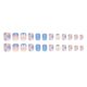 thumbnail image 4 of 2xPress On Nails Uñas Postizas Linda Cubierta Completa con Pegamento para Uñas Lima de Uñas Color Cuadrado Manicura Pegamento en Uñas Set para Bailes 2 piezas, 4 of 7