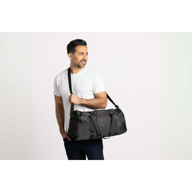 men's / unisex travel duffel bag Canvas Mens Duffle for - Expandable 50L Weekender Bags with Toiletry Bag, Overnight Bag Travel Carry On Luggage with Removable Shoulder Strap, Durable & Water-Resistant EXPAND YOUR CAPACITY IN SECONDS Need more room Scicon Weekend Race Travel Duffel