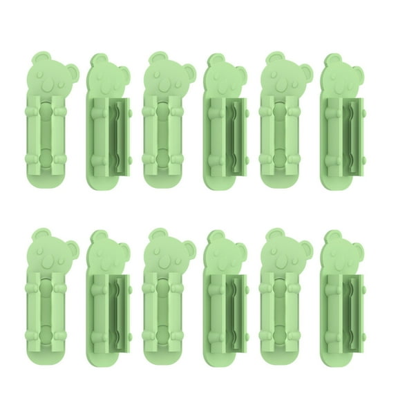 12Pcs Silicone Pen Holder Sleeve Self Adhesive Pen Holder for Desk Wall Fridge