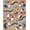Blue, Pattern 6, variant on ODIKA 8'x10' Pink Green Diagonal Stripe Geometric Washable Area Rug Contemporary Abstract Shapes Circles Triangles Lines Bold Colorblock Durable, Non-Slip for Living Room, Under Sectional, Family