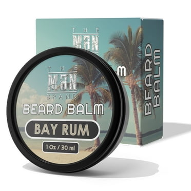 The Man Brand’s Leave-In Beard Conditioning Balm for Men (Bay Rum - 1 oz)