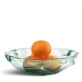 thumbnail image 6 of Couronne Co. Recycled Glass Bowl - Clear Fresh Fruit, Snack, Dessert, Party Serving Bowl - 13 1/2 inches, 6 of 7