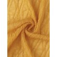 thumbnail image 5 of INSPIRE CHIC Women's Sheer Textured Crop Bolero Shrug Lightweight Long Sleeve Open Front Cardigan Yellow M, 5 of 6