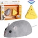 thumbnail image 1 of Mini juguete de broma de ratón falso con control remoto con controlador de queso, animal de peluche realista, ratón de peluche, juguetes interactivos para gatos WD.WDQZL Hogar, 1 of 7