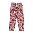 thumbnail image 5 of Daiia Red Hawthorn Women's Sleep Pant with Pockets and Drawstring,Pajama Pants-Small, 5 of 9